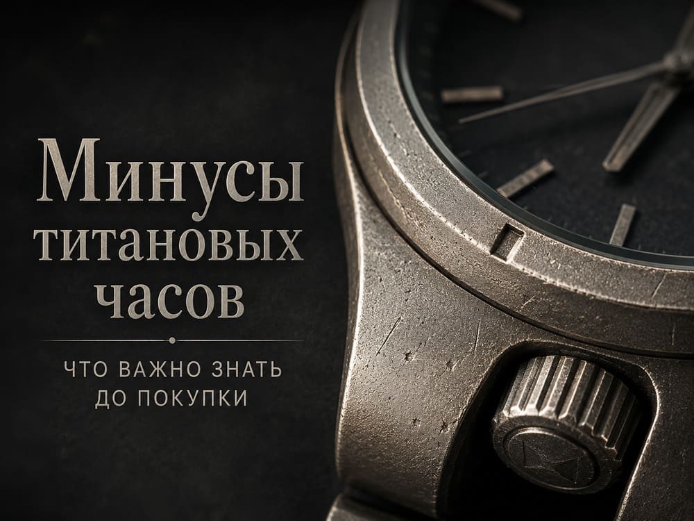 Минусы титановых часов: что важно знать до покупки