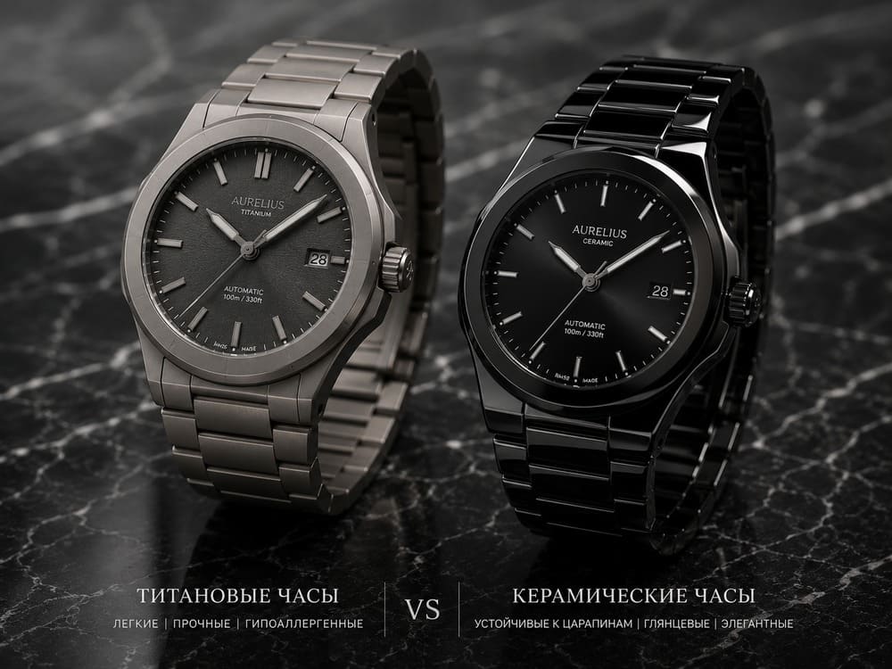 Титановые часы vs керамические часы