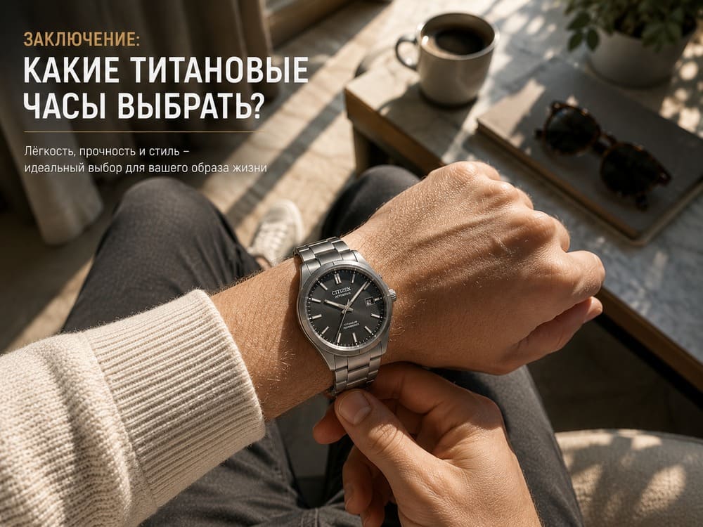 Заключение: какие титановые часы выбрать