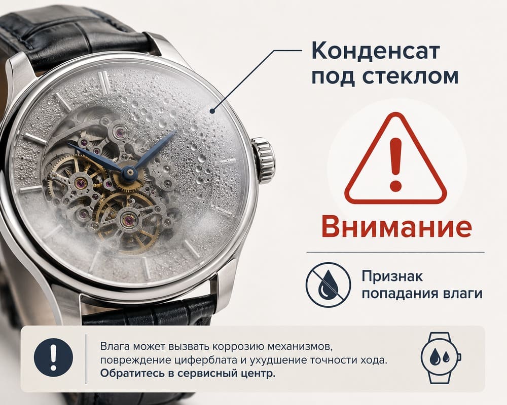 Признаки, что часам нужен сервис